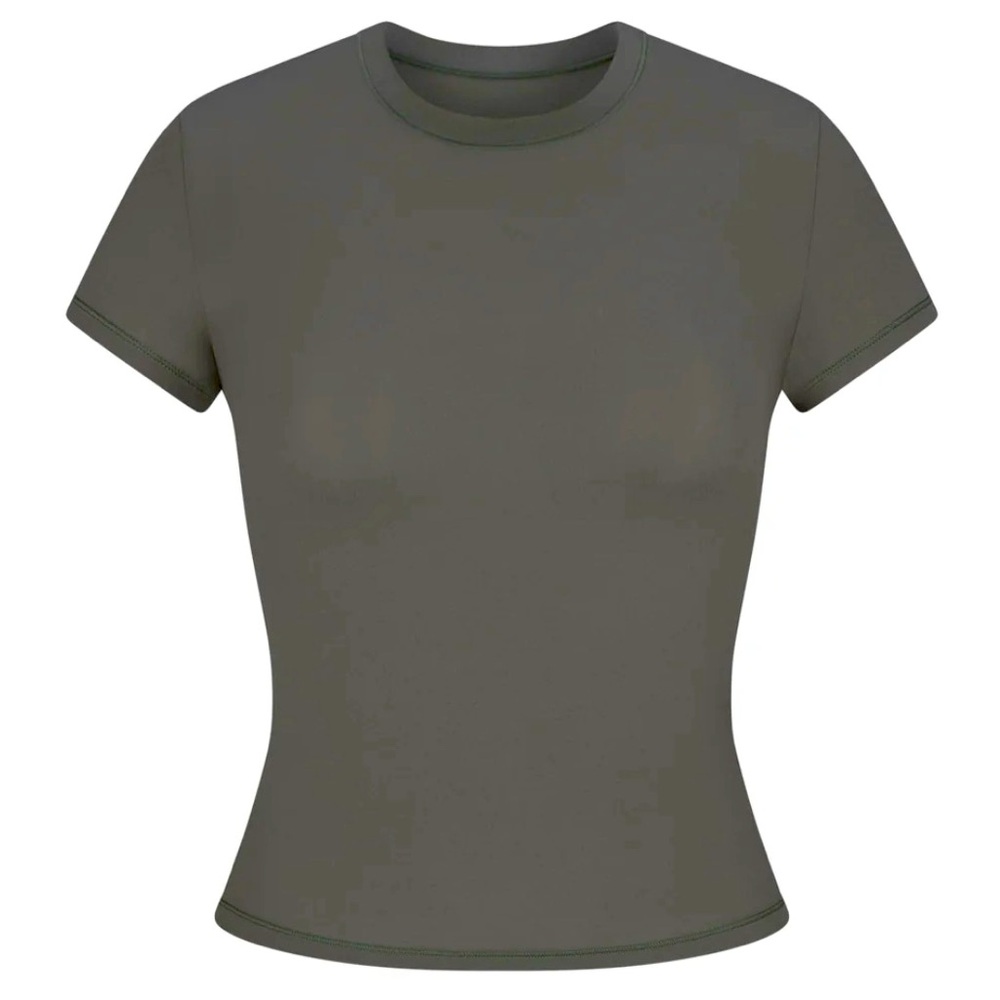 COPY - NWT - SKIMS Fits Everybody T-Shirt: Size XS | Color: Gunmetal